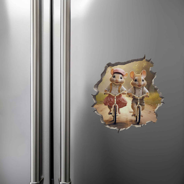 Pedal Pals Mouse Hole Decal - My Wonderful Walls
