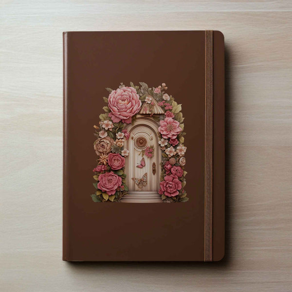 Peony Garden Fairy Door Decal - My Wonderful Walls