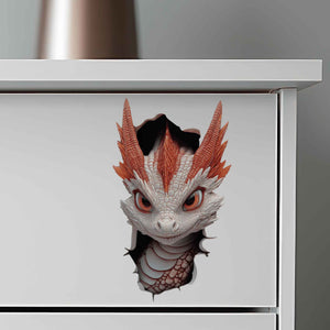 Piercing Dragon Hole Decal - My Wonderful Walls