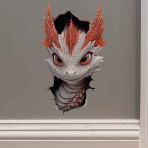 Piercing Dragon Hole Decal - My Wonderful Walls