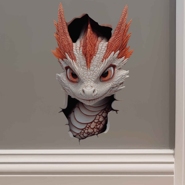 Piercing Dragon Hole Decal - My Wonderful Walls