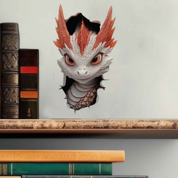 Piercing Dragon Hole Decal - My Wonderful Walls
