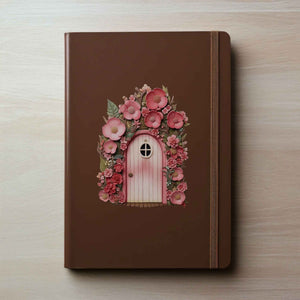 Pink Bloom Haven Fairy Door Decal - My Wonderful Walls