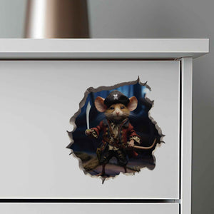 Pirate Mouse Hole Decal - My Wonderful Walls