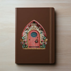 Pretty in Pink Fairy Door Decal - My Wonderful Walls