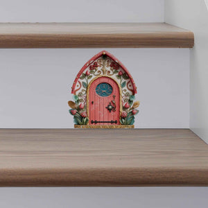 Pretty in Pink Fairy Door Decal - My Wonderful Walls