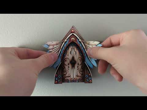 Feathered Spirit Fairy Door Decal