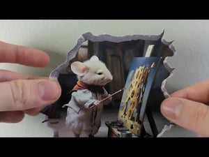 Painter Mouse Hole Decal