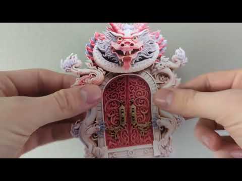 Chinese Dragon Fairy Door Decal