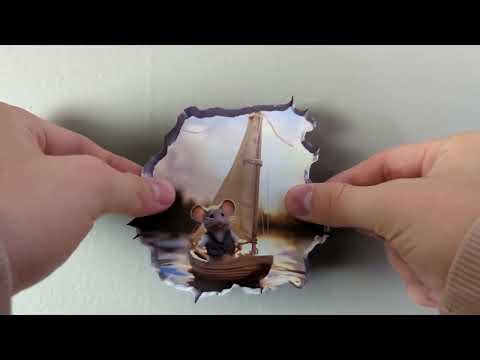 Sailing Mouse Hole Decal