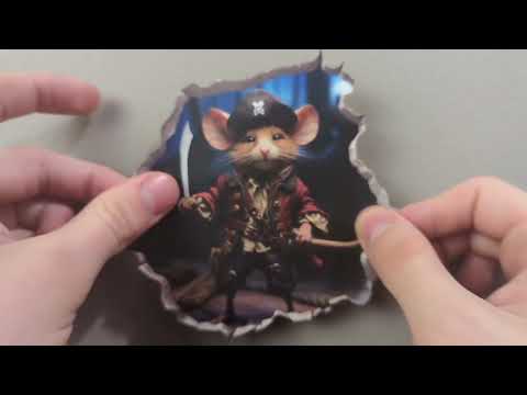 Pirate Mouse Hole Decal