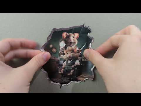 Barber Shop Mouse Hole Decal