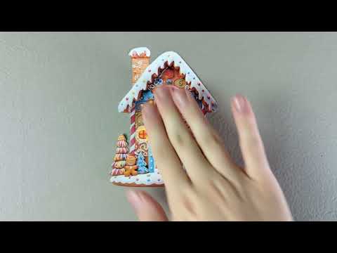 Jolly Gingerbread Fairy Door Decal