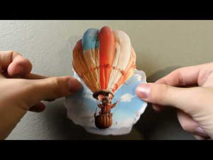 Hot Air Balloon Mouse Hole Decal