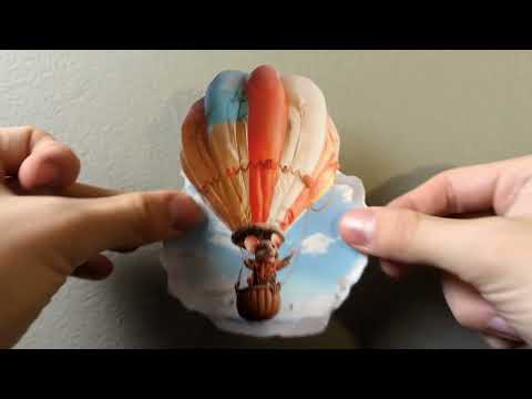 Hot Air Balloon Mouse Hole Decal