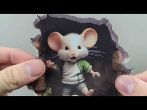 Soccer Mouse Hole Decal