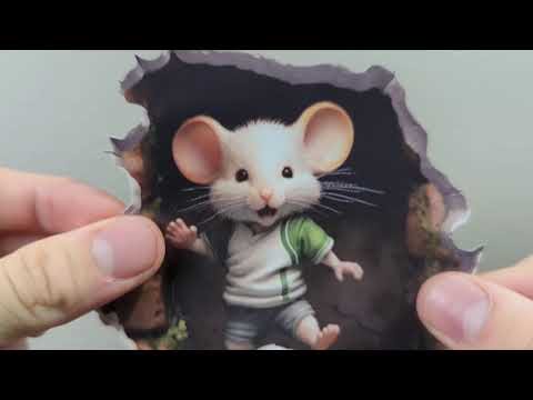 Soccer Mouse Hole Decal