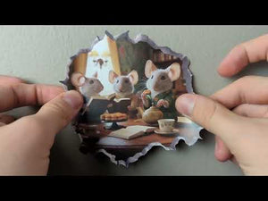 Book Club Mouse Hole Decal