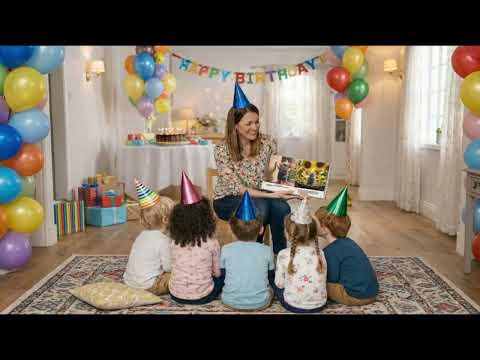 Wallington Mice Birthday Tales Hardback Book with Mouse Hole Decals