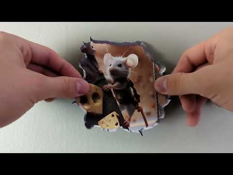 Rock Climber Mouse Hole Decal