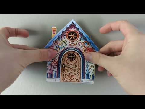 Swirly Whirly Fairy Door Decal