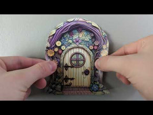 Sunny Garden Fairy Door Decal