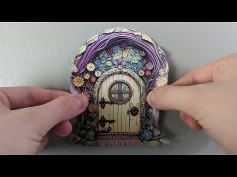Sunny Garden Fairy Door Decal