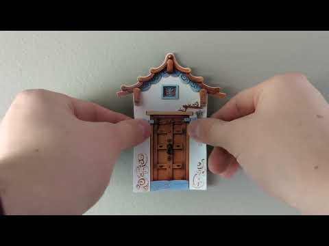 Tranquil Temple Fairy Door Decal