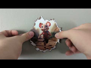 Jogger Mouse Hole Decal