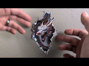 Chinese Dragon Hole Decal