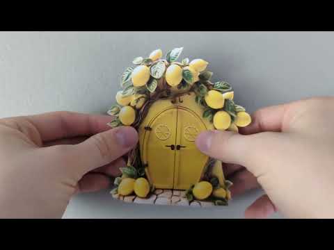 Lemon Fairy Door Decal