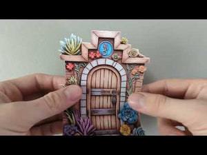 Cactus Cottage Fairy Door Decal