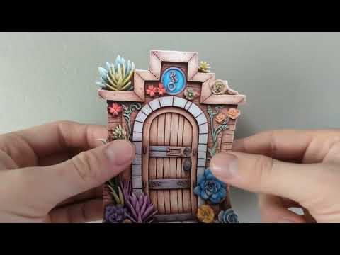 Cactus Cottage Fairy Door Decal