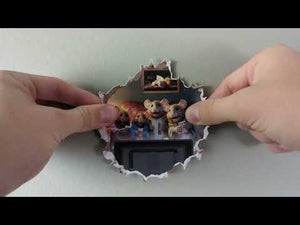 Movie Night Mouse Hole Decal