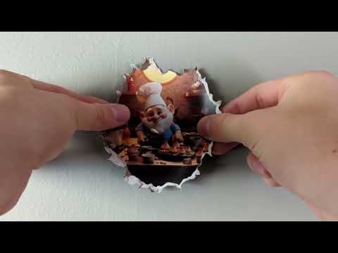 Baking Gnome Hole Decal