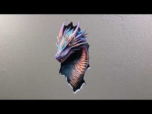 Pearlescent Dragon Hole Decal