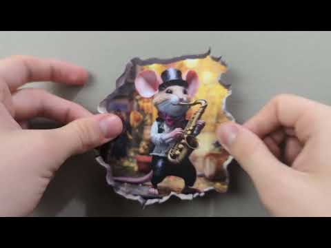 Saxophone Mouse Hole Decal