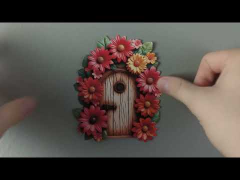 Sunburst Garden Fairy Door Decal