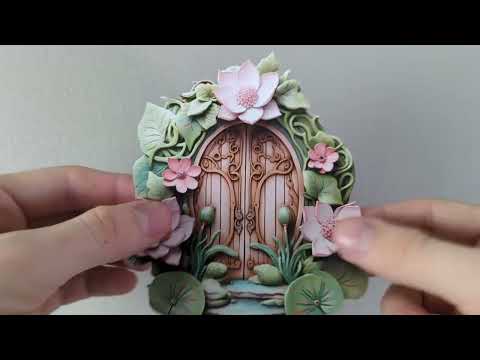 Lilypad Landing Fairy Door Decal