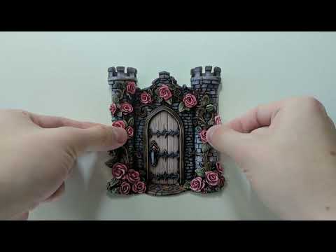 Rose Castle Fairy Door Decal
