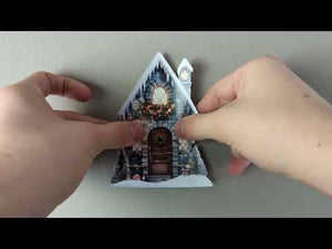 Merry & Bright Fairy Door Decal