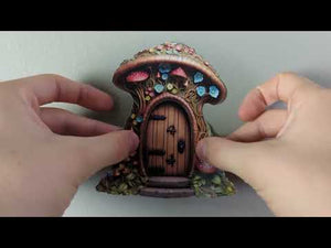 Mushroom Cottage Fairy Door Decal