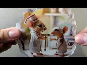 Nurse Mouse Hole Decal