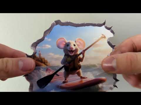 Stand-Up Paddleboard Mouse Hole Decal