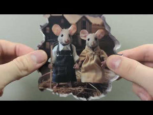 American Gothic Mouse Hole Decal