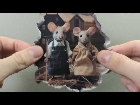 American Gothic Mouse Hole Decal