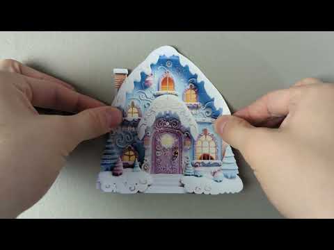 Sugar Snow Chalet Fairy Door Decal