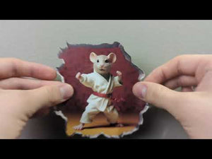 Karate Mouse Hole Decal