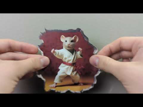Karate Mouse Hole Decal