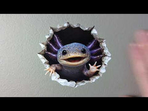 Axolotl Wall Hole Decal Bundle